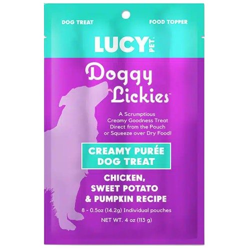 【賞味期限間近のため半額】リッキーズ ドッグピューレ チキン、スウィートポテト&パンプキン 113.4g