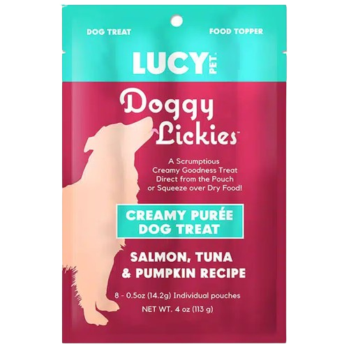 【賞味期限間近のため半額】リッキーズ ドッグピューレ サーモン、ツナ&パンプキン 113.4g