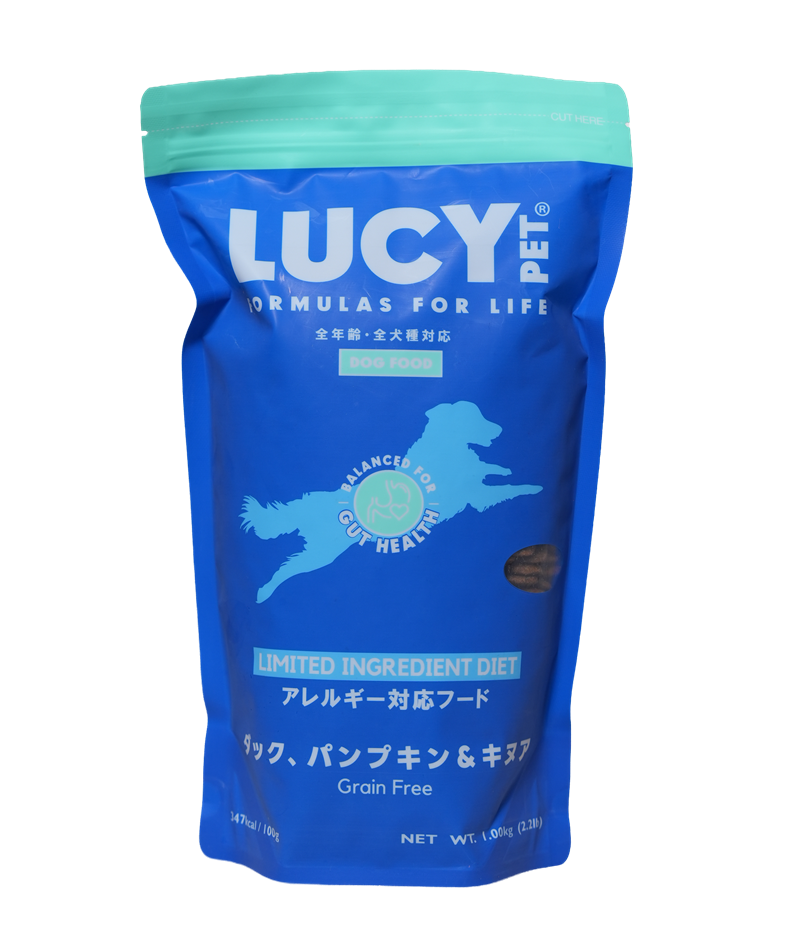 ダック・パンプキン＆キヌア　ドライドッグフード　2.2ポンド(1kg)